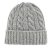 Beanies - Gårda Bad Gastein Cable Knit Wool Mix Beanie (grå)