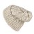 Beanies - Gårda Bormio Cable Knit Wool Mix Beanie (beige)