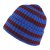 Beanies - Gårda Davos Striped Merino Wool Beanie (burgunder/blå)