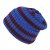 Beanies - Gårda Davos Striped Merino Wool Beanie (burgunder/blå)