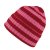 Beanies - Gårda Davos Striped Merino Wool Beanie (rød/rosa)