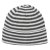 Beanies - Gårda Saint-Gervais Striped Wool Mix Beanie (mørk grå/hvit)