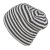 Beanies - Gårda Saint-Gervais Striped Wool Mix Beanie (mørk grå/hvit)