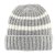 Beanies - Gårda Les Deux Alpes Striped Merino Mix Beanie (grå/hvit)