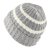 Beanies - Gårda Les Deux Alpes Striped Merino Mix Beanie (grå/hvit)