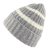 Beanies - Gårda Les Deux Alpes Striped Merino Mix Beanie (grå/hvit)