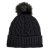 Beanies - Gårda Saas-Fee Cable Knit Wool Mix Beanie (svart)