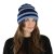 Beanies - Gårda Lech Striped Wool Mix Beanie (blå)