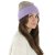 Merino Wool Beanies - Gårda St. Moritz Merino Wool Beanie (lilla/beige)