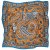 Tørkle - Gårda Paisley Satin Scarf (oransje)