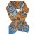 Tørkle - Gårda Paisley Satin Scarf (oransje)