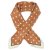 Tørkle - Gårda Polka Dot Satin Scarf (oransje)