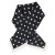 Tørkle - Gårda Polka Dot Satin Scarf (svart)