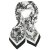Tørkle - Gårda Provence Satin Scarf (svart)