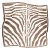 Tørkle - Gårda Zebra Satin Scarf (brun)