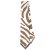 Tørkle - Gårda Zebra Satin Scarf (brun)