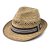 Stråhatt - Gårda Agulo Natural Straw Trilby (natur/brun)