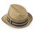 Stråhatt - Gårda Agulo Natural Straw Trilby (natur/brun)