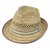 Stråhatt - Gårda Agulo Natural Straw Trilby (natur/krem)