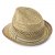 Stråhatt - Gårda Agulo Natural Straw Trilby (natur/krem)