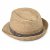 Stråhatt - Gårda Marzagan Raffia Trilby (natur/blå)