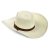 Stråhatt - Gårda Thessaloniki Western Hat (hvit)