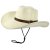 Stråhatt - Gårda Thessaloniki Western Hat (hvit)