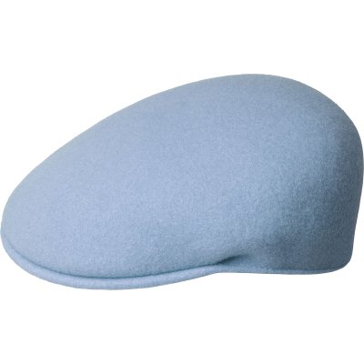 Sixpence / Flat cap - Kangol Seamless Wool 507 (lysblå)
