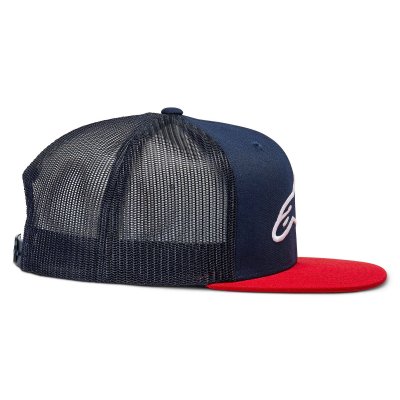 Caps - Alpinestars Corp Trucker Cap (blå/rød)
