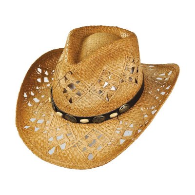 Hatter - Annie Oakley Raffia Cowboy Hat (natur)