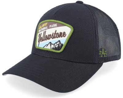 Cap- American Needle Yellowstone Valin (svart)