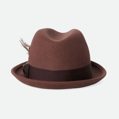 Hatter - Brixton Gain Fedora Wool (bison)