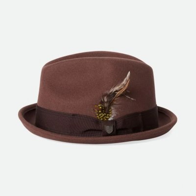 Hatter - Brixton Gain Fedora Wool (bison)