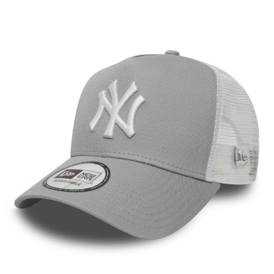Caps - New Era New York Yankees 9FORTY Trucker (grå/hvit)