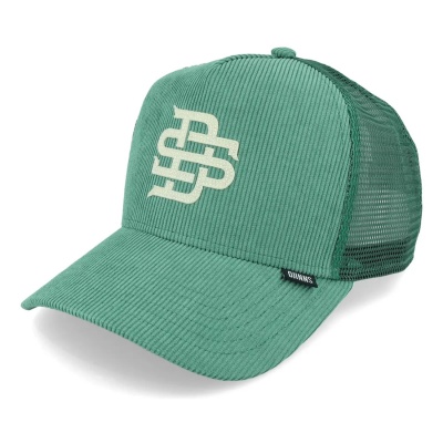 Caps - Djinns HFT Cap CordFelt Trucker (grønn)