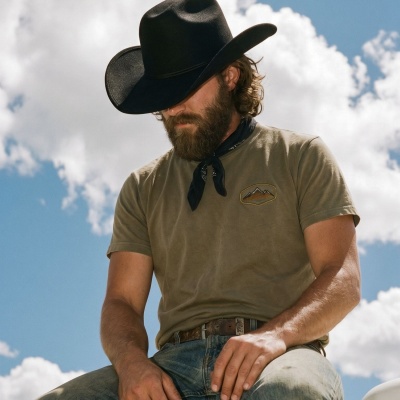 Hatter - Gårda Dubois Wool Felt Cowboy (svart)
