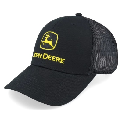 Caps - John Deere Current JD TM Embroidery Trucker (svart)