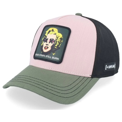 Caps - Capslab Art Dead Star Cap (rosa/grønn/svart)