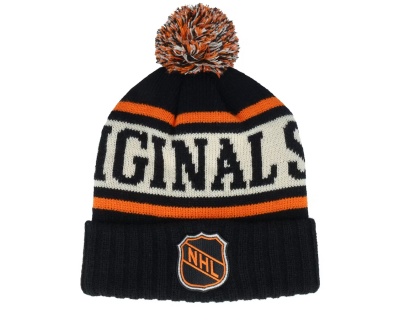 Beanies - American Needle NHL Pillow Line Knit (svart/hvit/oransje)