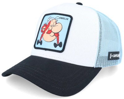 Caps - Capslab Obelix Trucker (hvit/lyseblått/svart)