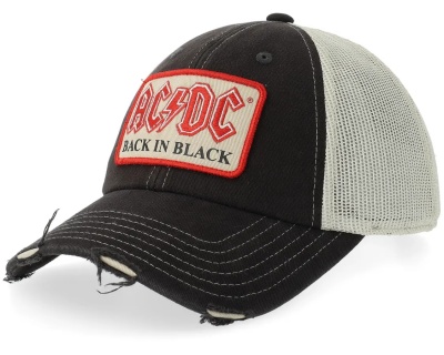 Caps - American Needle ACDC Orville Trucker (hvit/svart)