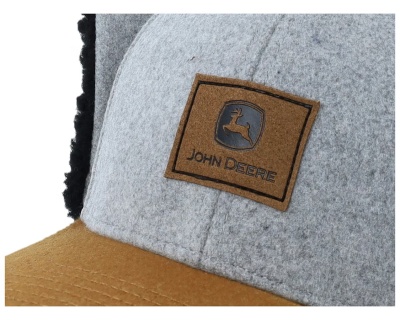 Caps - John Deere Winter Cap (grå/beige/svart)