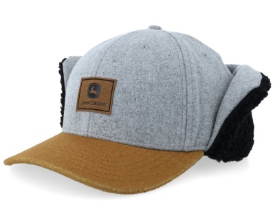 Caps - John Deere Winter Cap (grå/beige/svart)