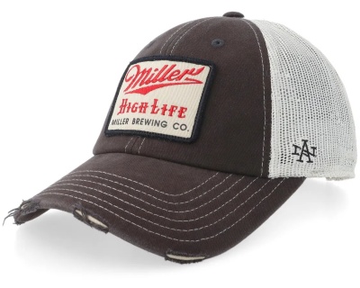Caps - American Needle Miller High Life Trucker (mørk grå/hvit)
