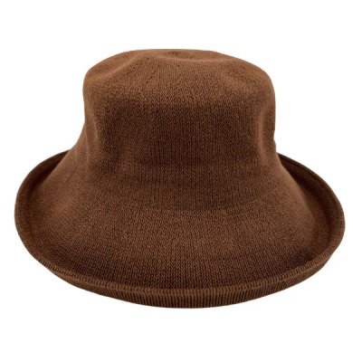 Hatter - Jacaru Knitted Bucket Hat (brun)