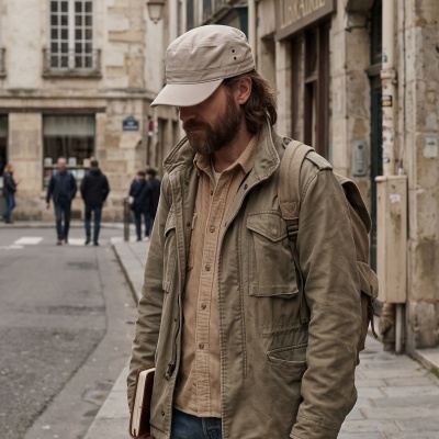 Sixpence / Flat cap - Gårda Army Cap (khaki)