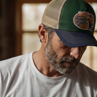 Caps - Black River Fox Trucker (grønn/beige/blå)