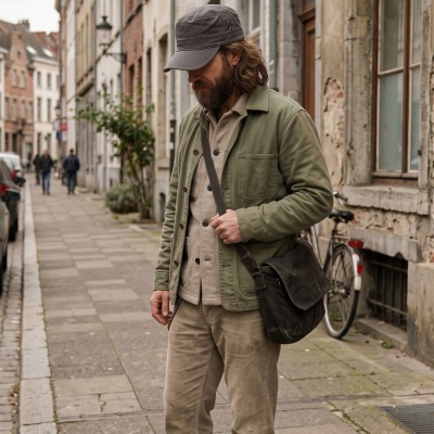 Sixpence / Flat cap - Gårda Army Cap (grå)