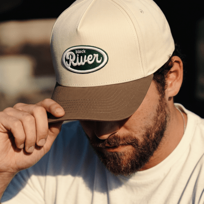 Caps - Black River Waco Cotton Snapback (off-white/kaki)