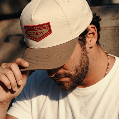 Caps - Black River Crew Cotton Snapback (off-white/kaki)